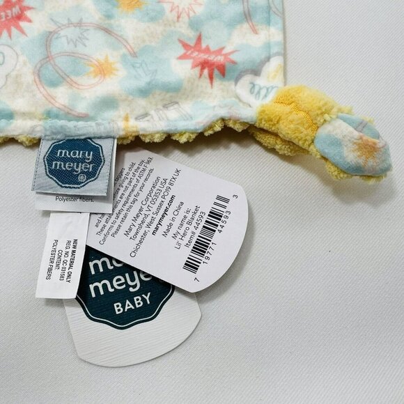 Mary Meyer Raccoon Lil Hero Security Blanket Lovey Blankie Plush Toy Baby Boy - Picture 11 of 12